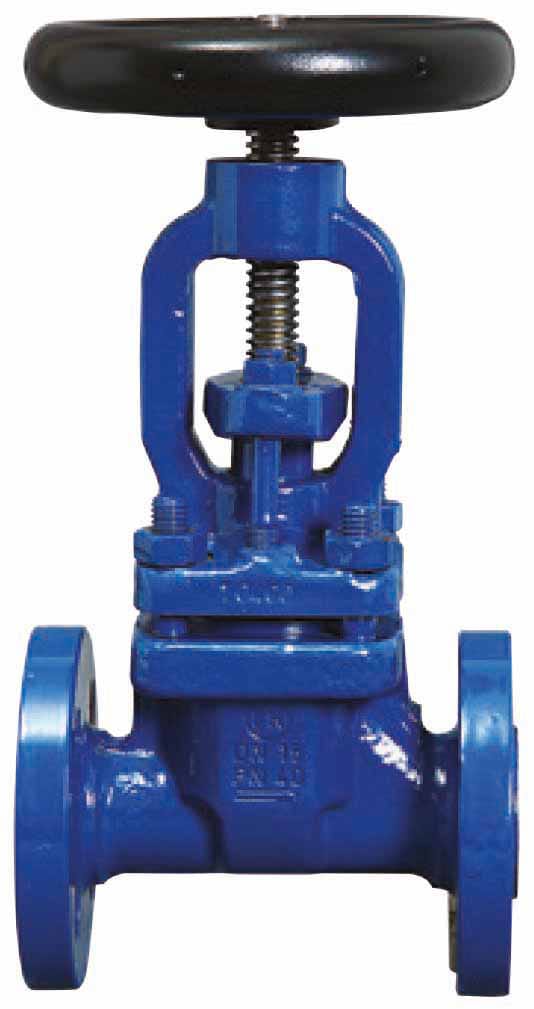 صمام بوابة من الحديد الزهر