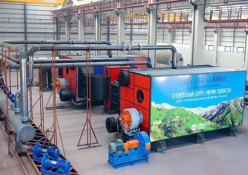 منظومة مياه ساخنة صناعية